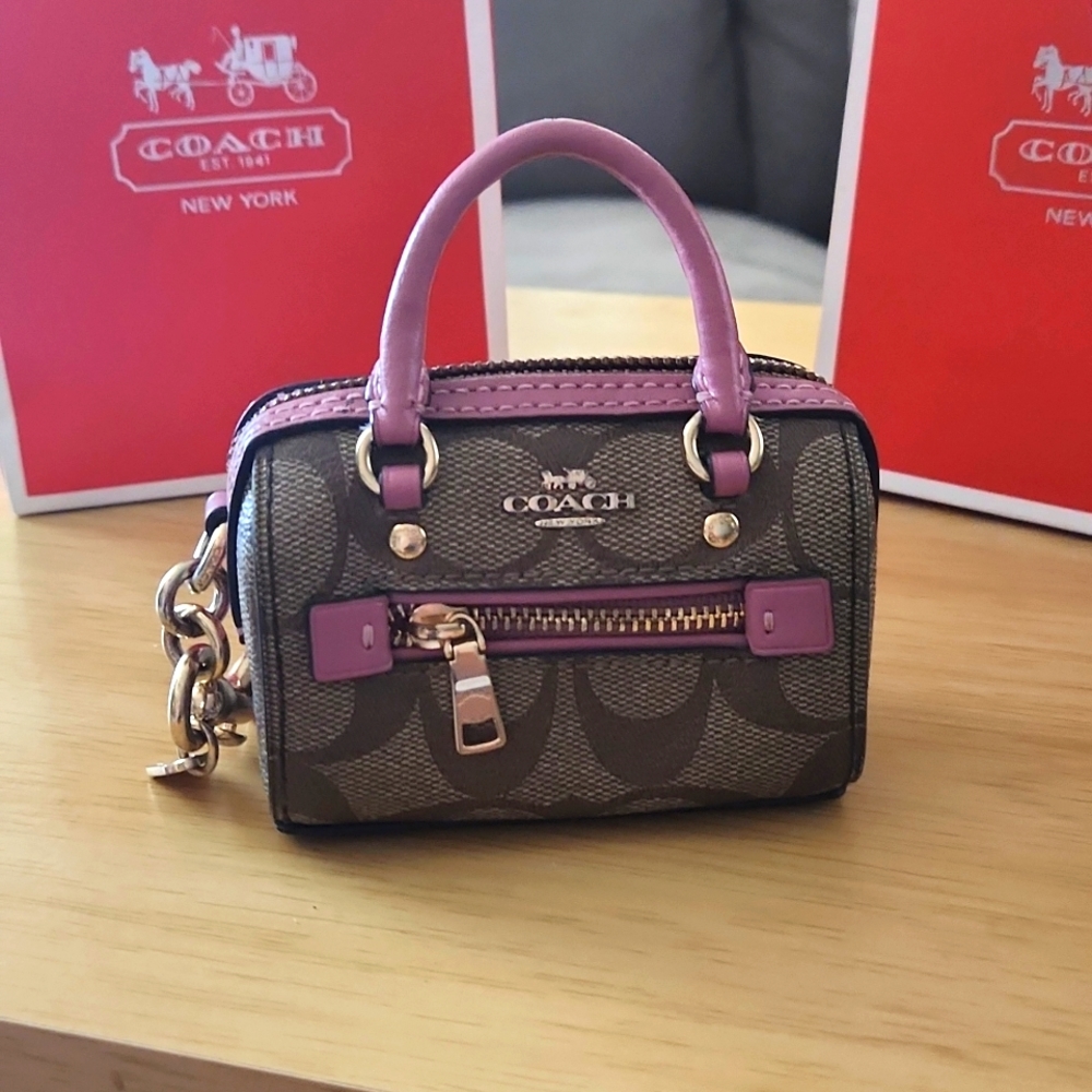 COACH PURSE CHARM